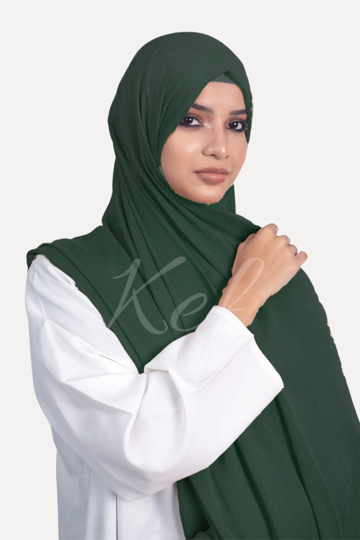 Modal Hijab - Dark Green