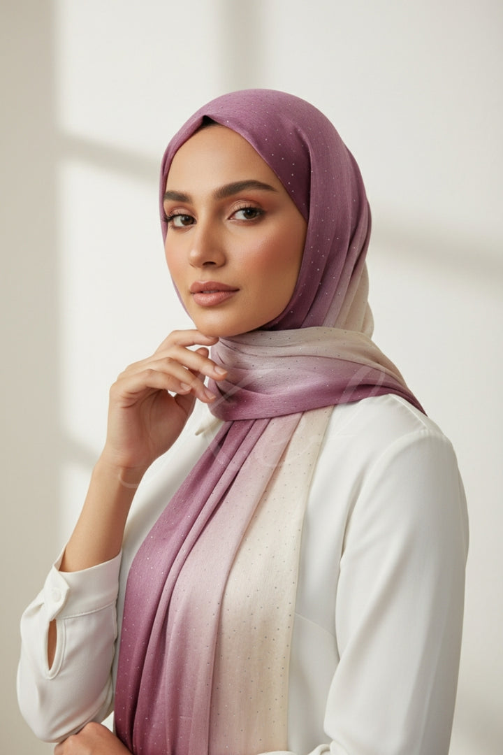 Ombre Satin Silk - Creamy Rose