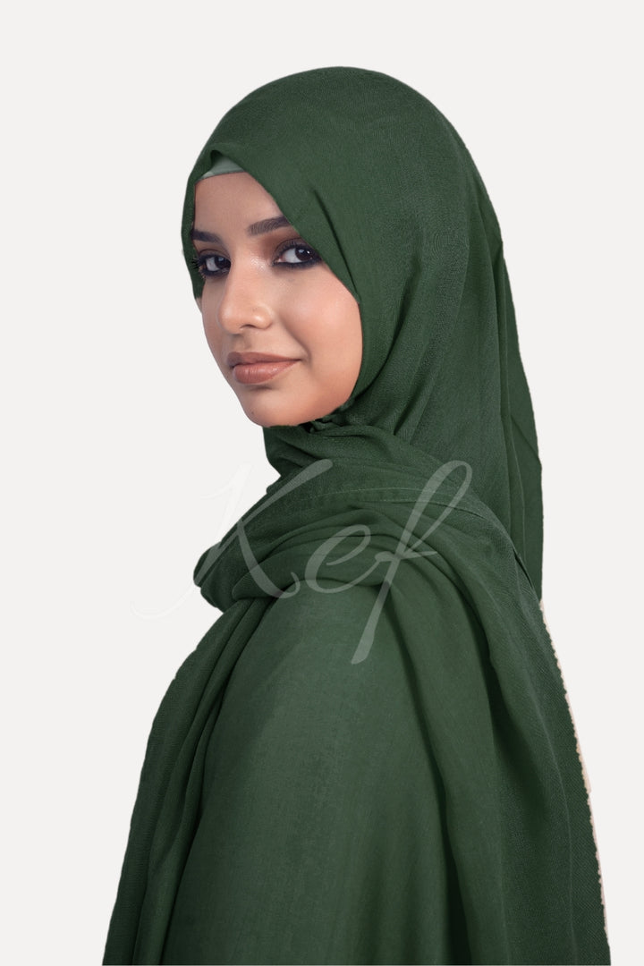 Modal Hijab - Dark Green