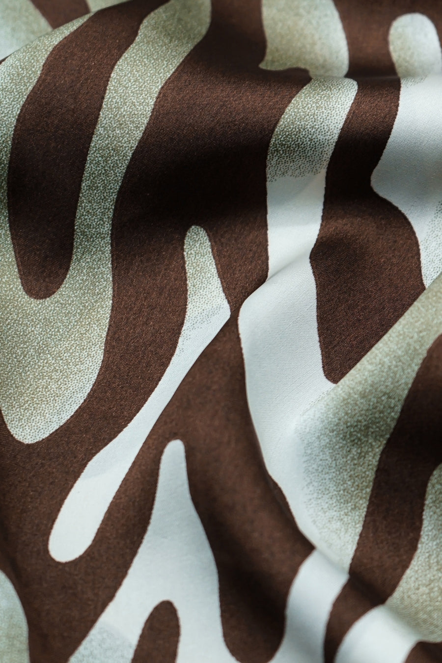 Printed Silk Hijab - Earthbound Echo