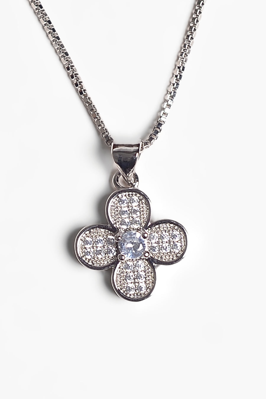 Necklace - Diamond Flower