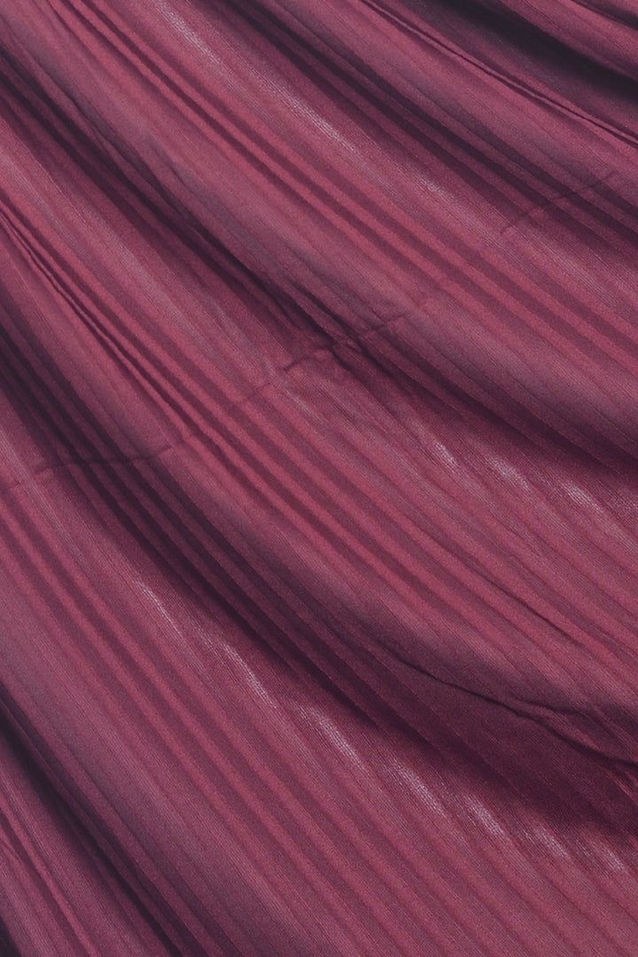 Ribbed Jersey Hijab - Maroon