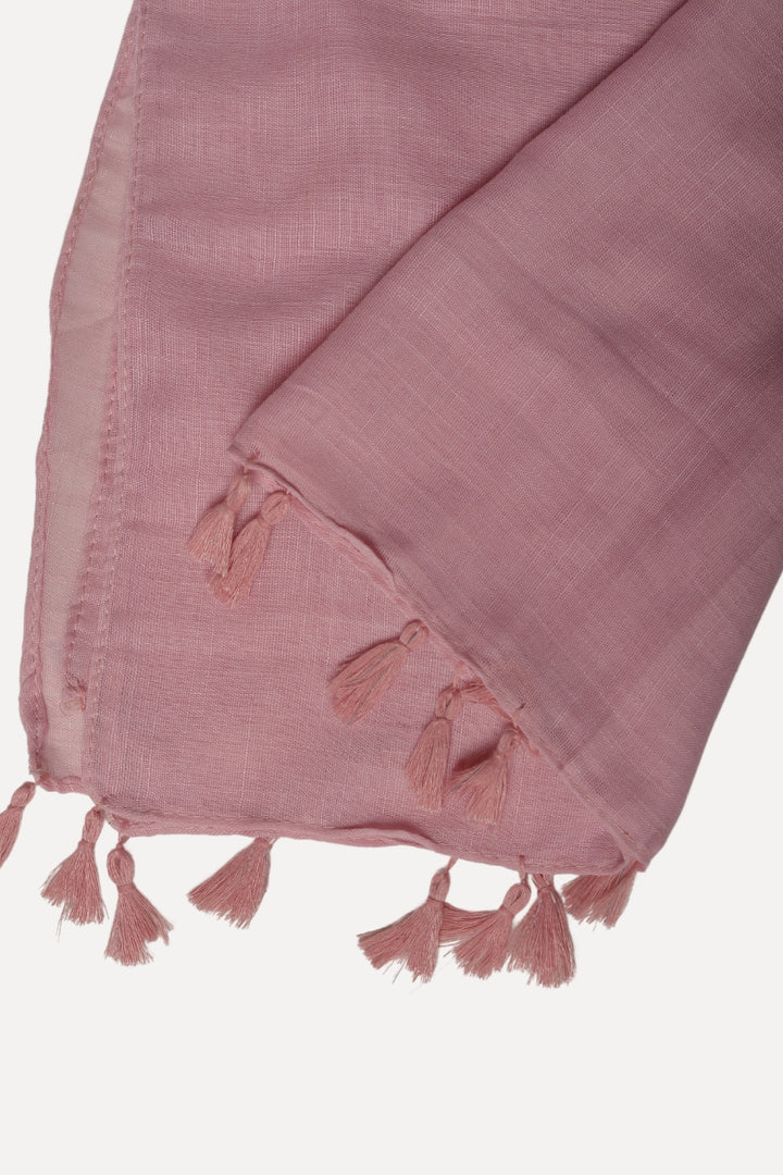 Plain Tassel Lawn Hijab - Lavender