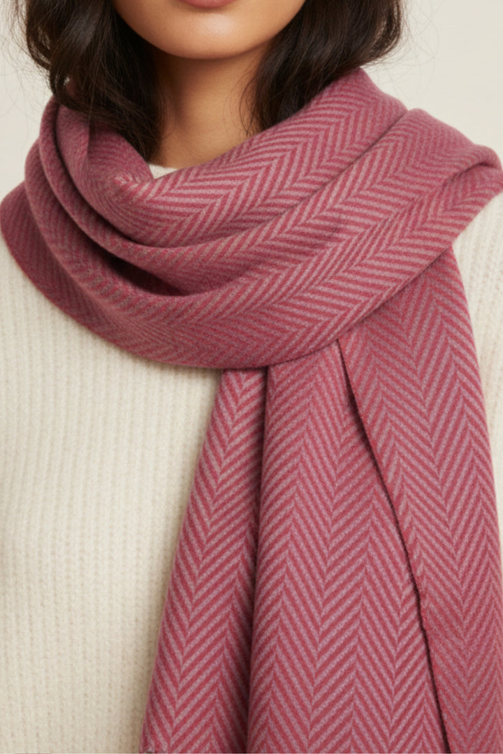 Patterned Cashmere - Magenta