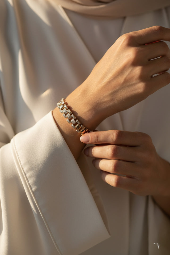 Bracelet - Shimmery Chain (Gold)