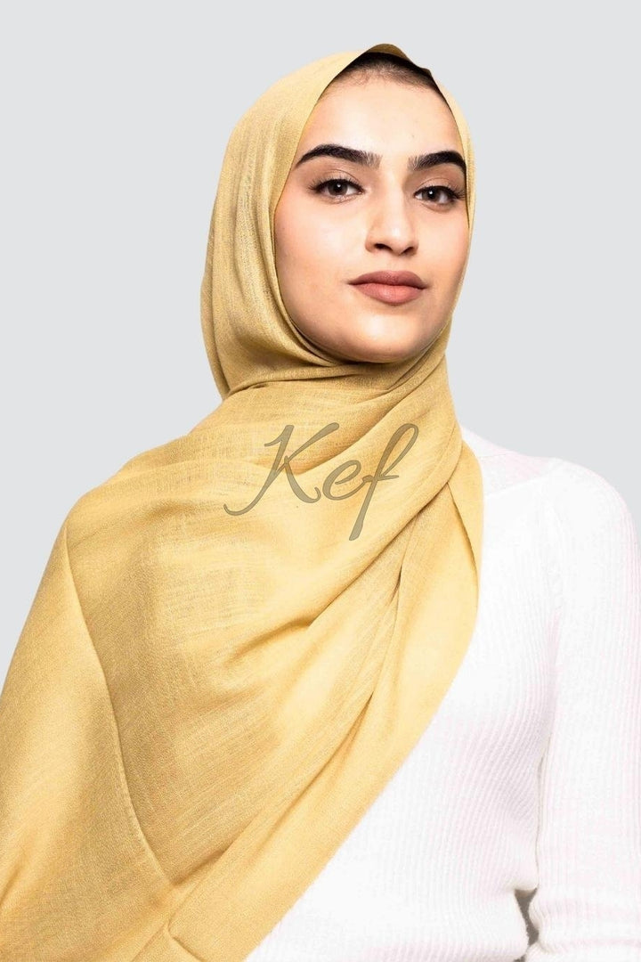 Turkish Lawn XL Hijab - Flax