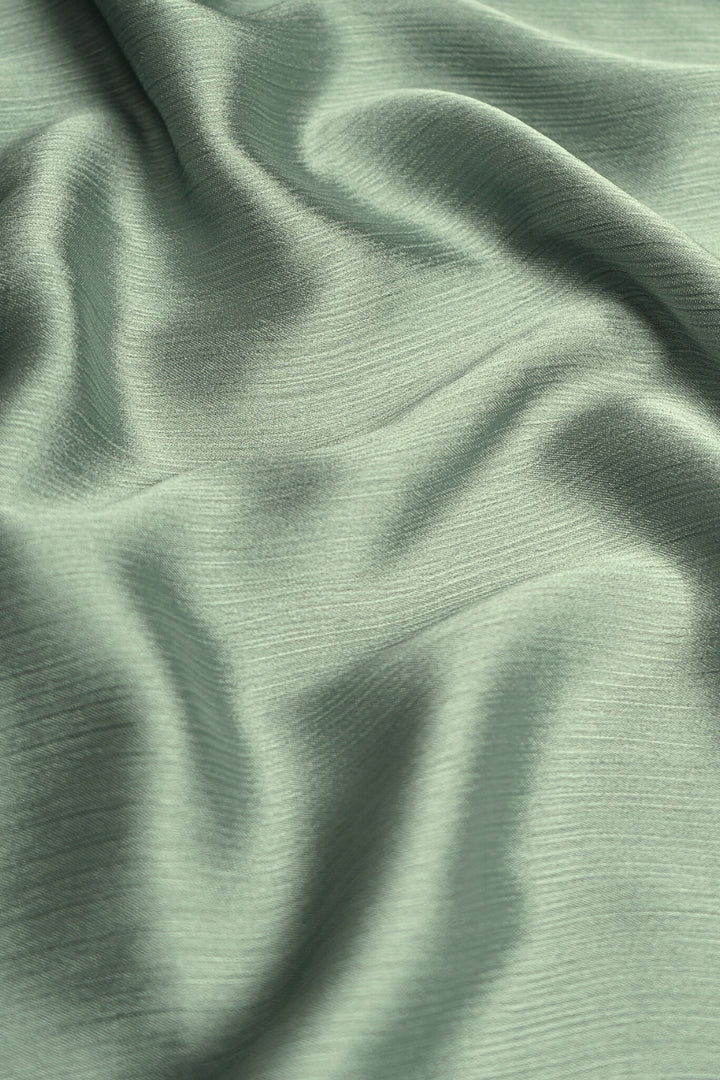Crinkle Chiffon Hijab - Silver Lake (Matte)