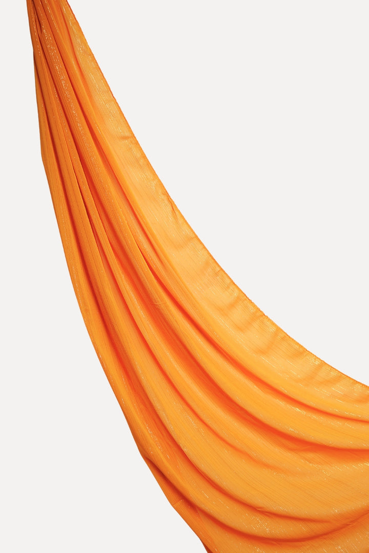Metallic Chiffon - Mustard