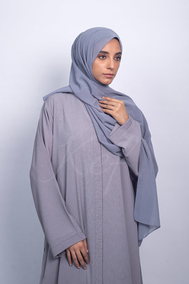 Light Grey Zoom Abaya