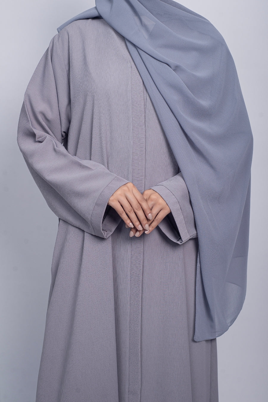 Light Grey Zoom Abaya