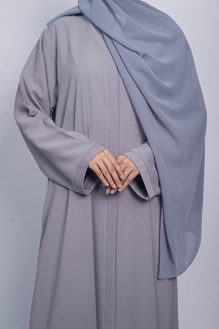 Light Grey Zoom Abaya