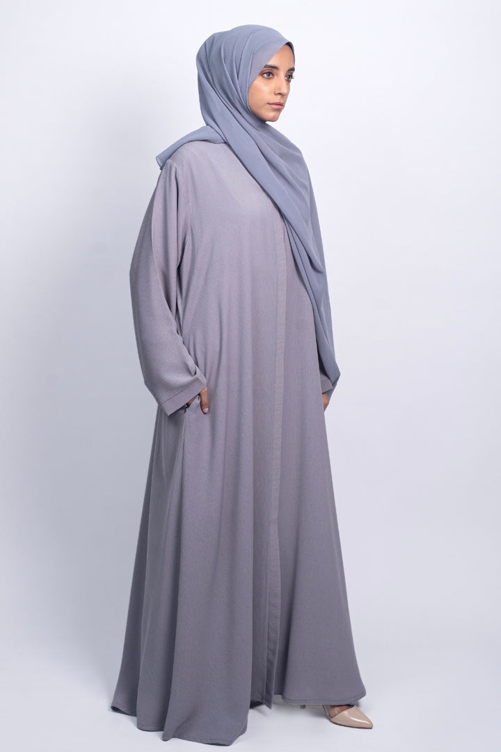 Light Grey Zoom Abaya