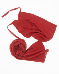 Hijab and Niqab Set Georgette - Ruby Red