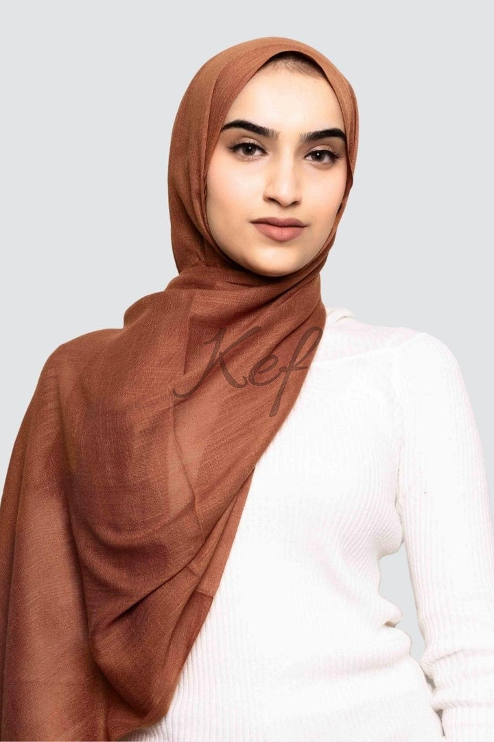 Turkish Lawn XL Hijab - Salmon