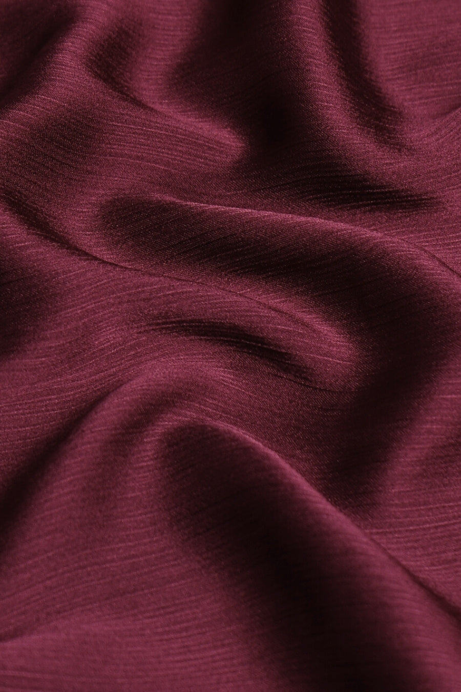 Crinkle Chiffon Hijab - Wine (Matte)