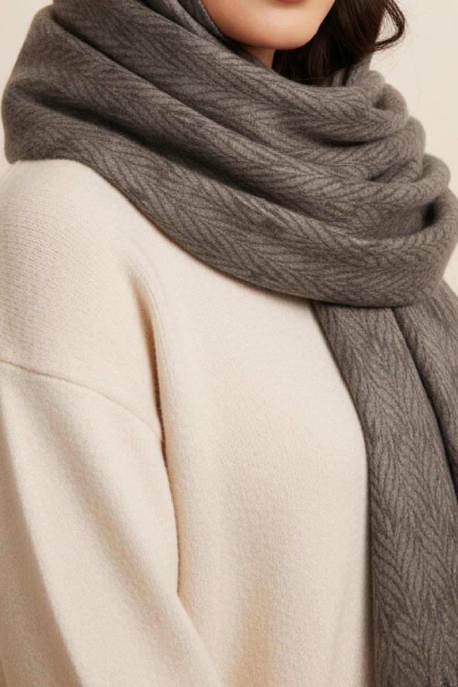 Willow Cashmere - Coal Brown