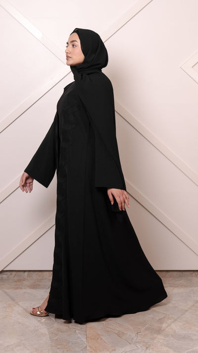 Black Lace Kimono