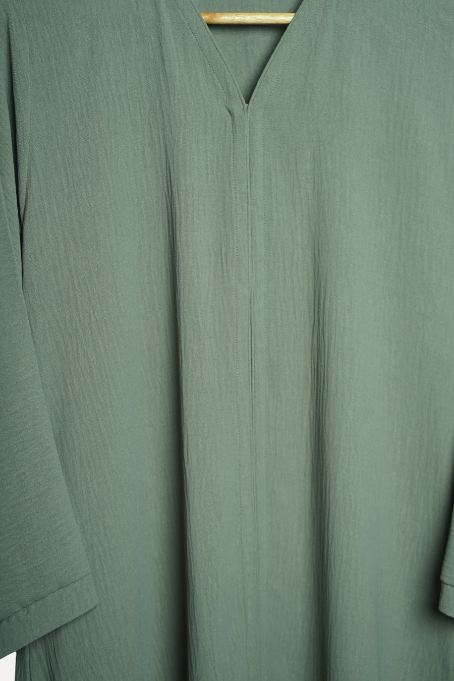 Textured Olive Abaya