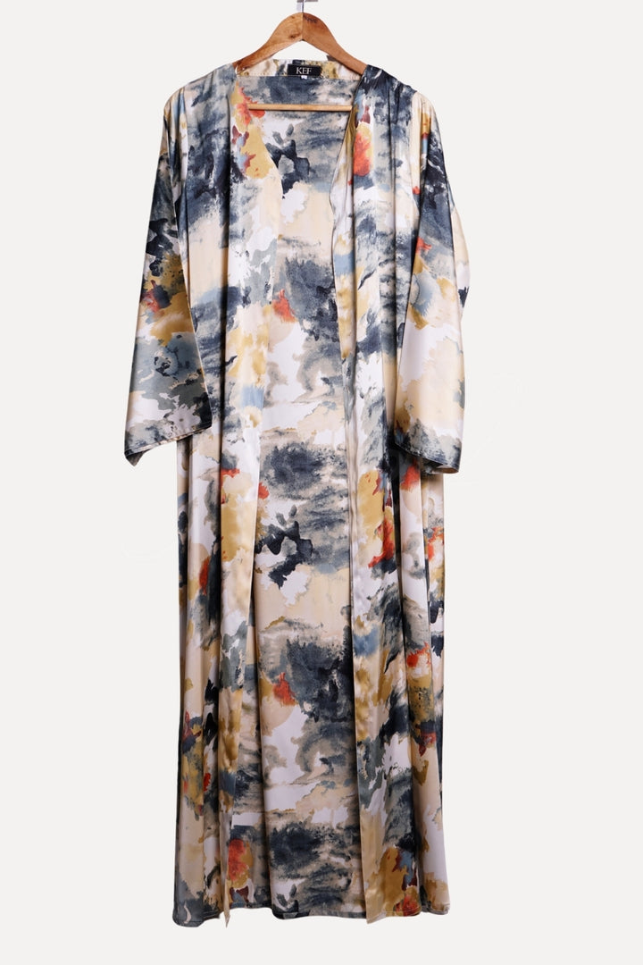 Tie Dye Silk Kimono