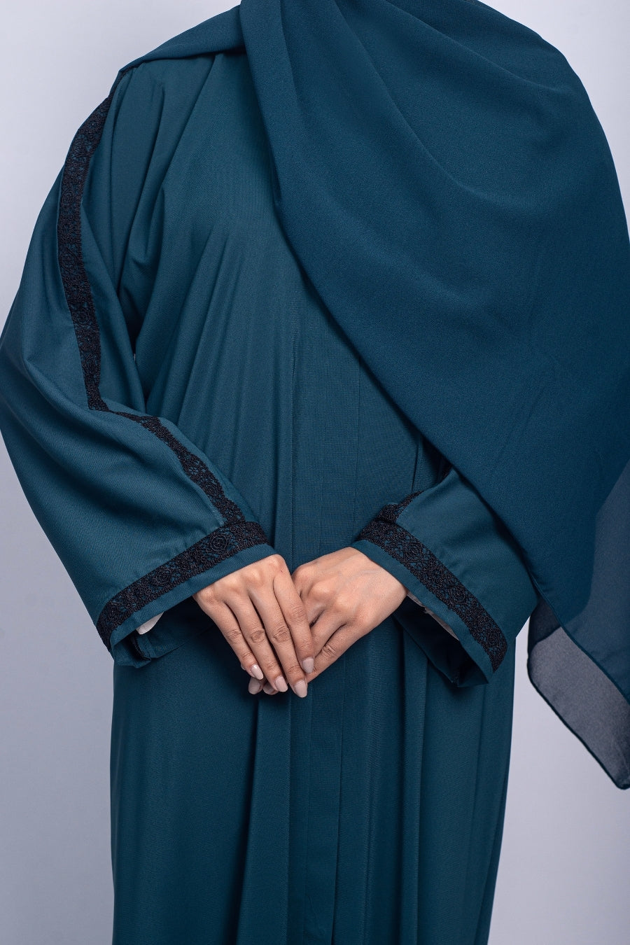 Lilac Studded Abaya
