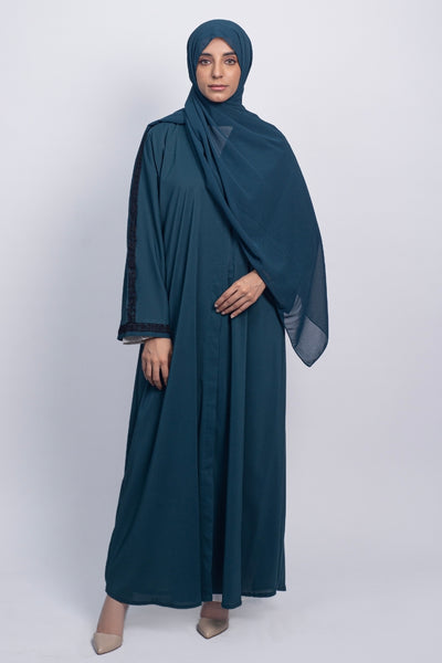 Lilac Studded Abaya