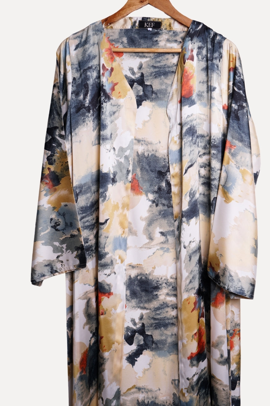 Tie Dye Silk Kimono