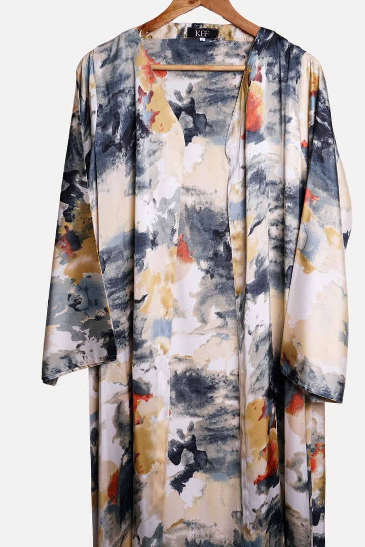 Tie Dye Silk Kimono