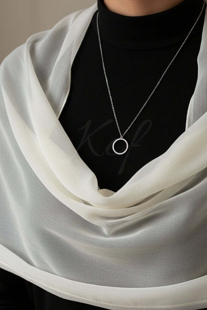 Necklace - Ring (Silver)