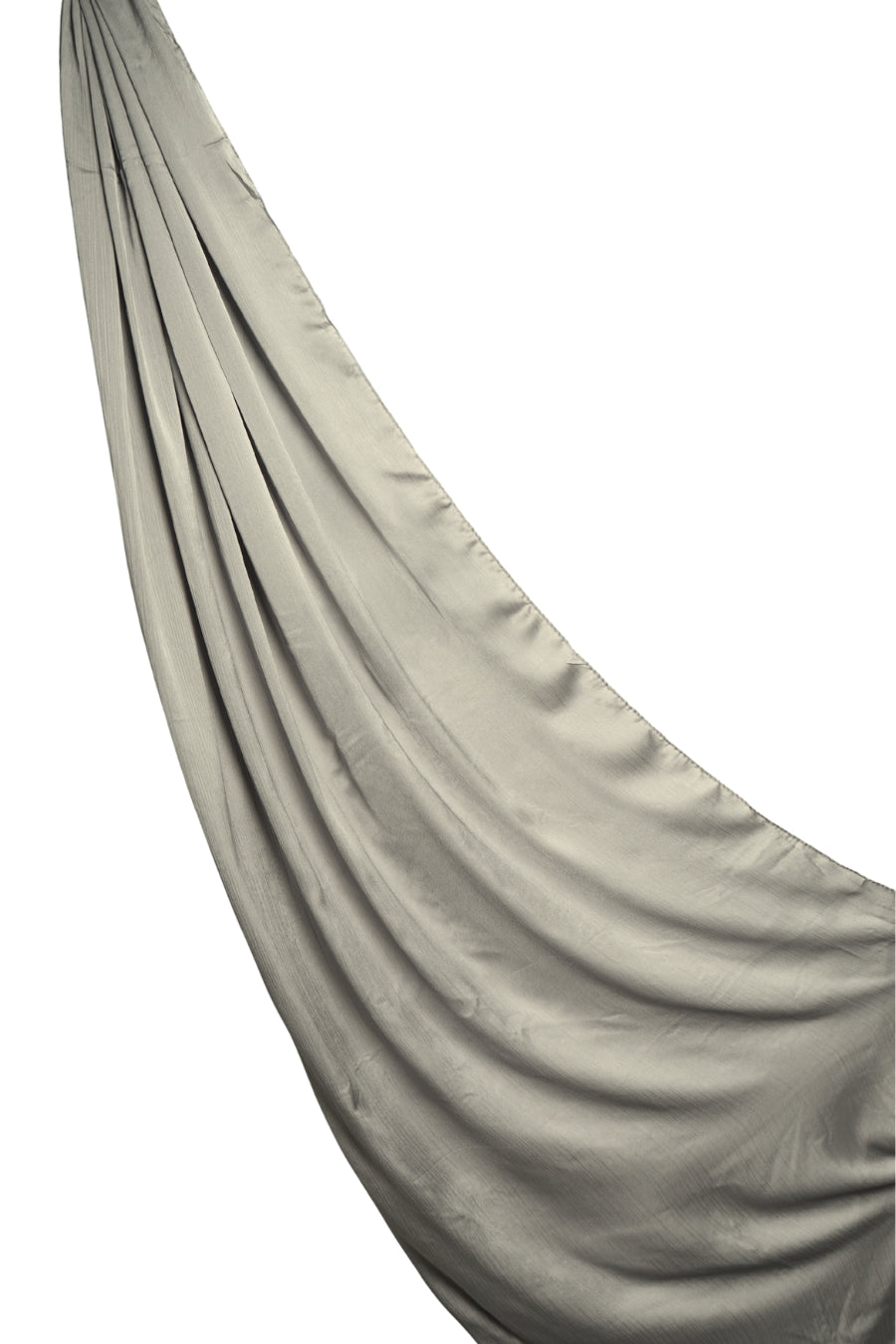 Crinkle Chiffon Hijab - Cloud (Matte)