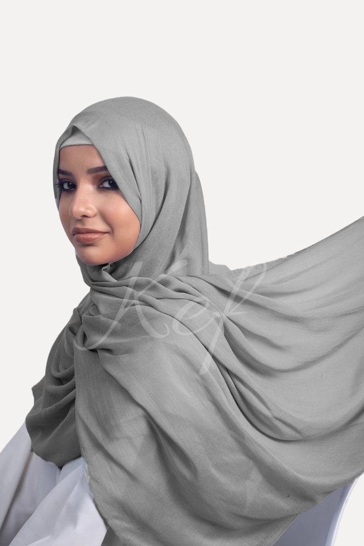 Modal Hijab - Grey