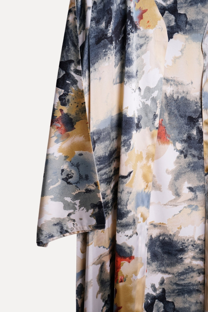 Tie Dye Silk Kimono