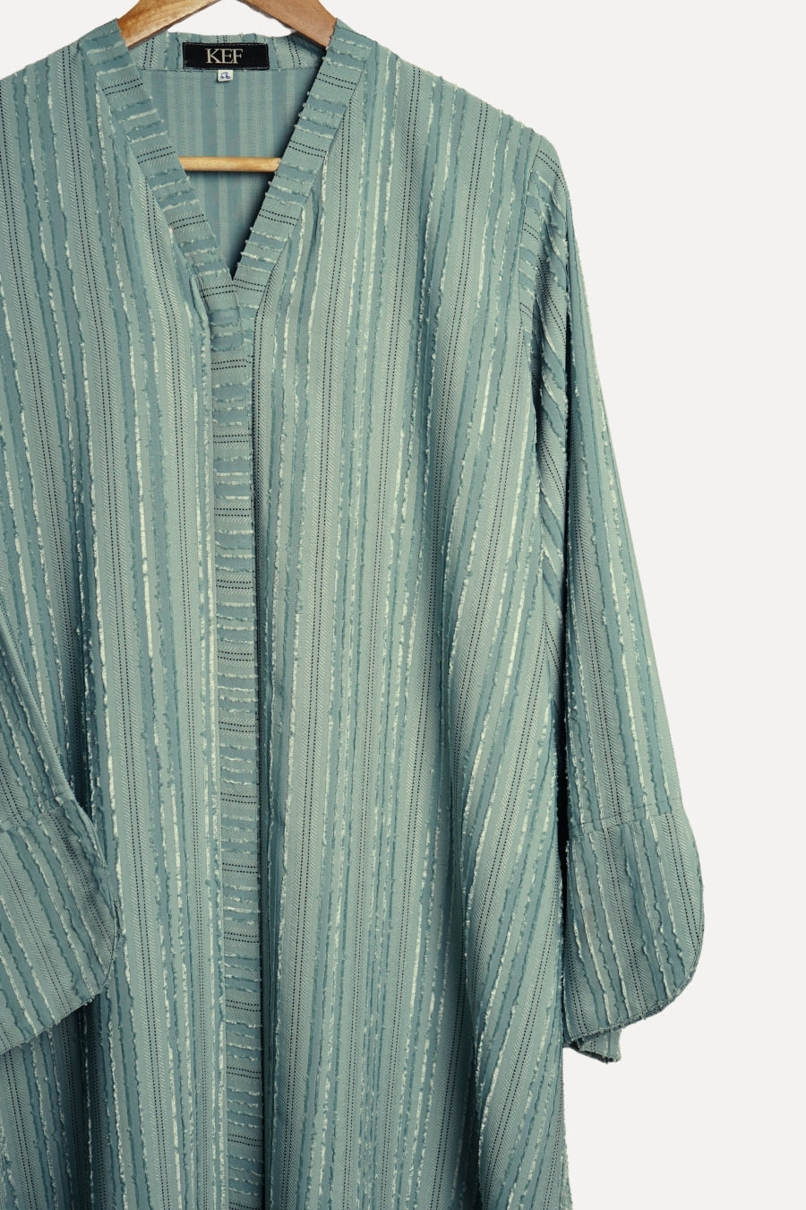 Textured Sapphire Abaya