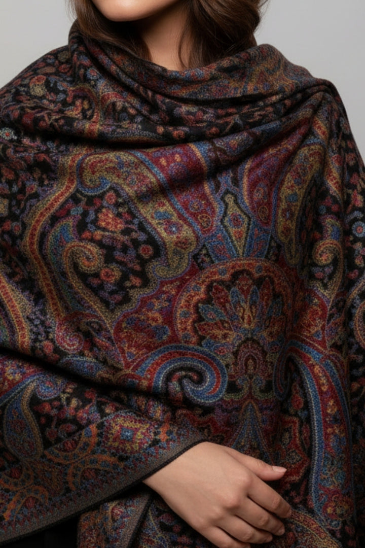 Printed Cashmere Nobel Hijab - Alvienne