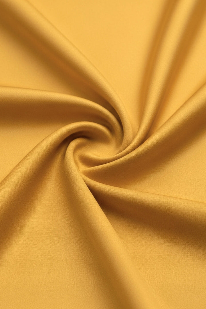 Plain Silk Hijab - Amber