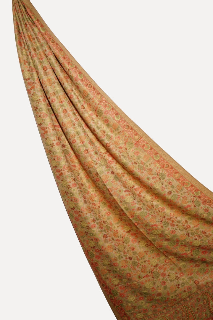 Printed Cashmere Legacy Hijab - Antique Gold