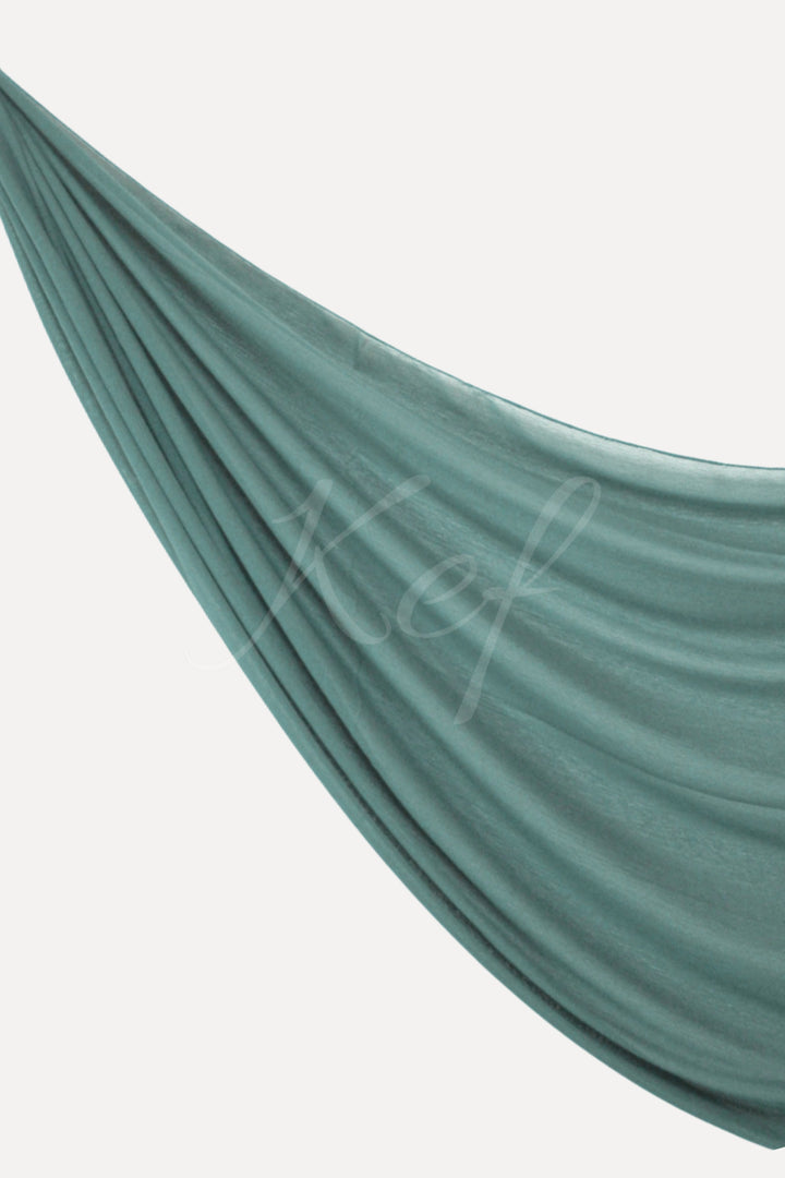 Textured Chiffon - Aqua