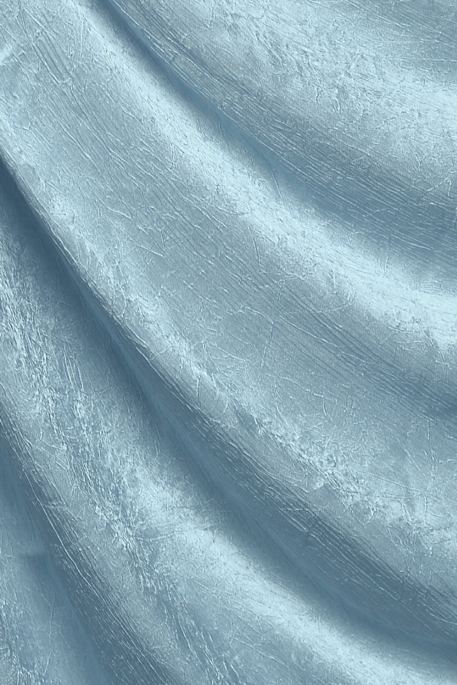Crepe Textured Chiffon - Aqua Blue