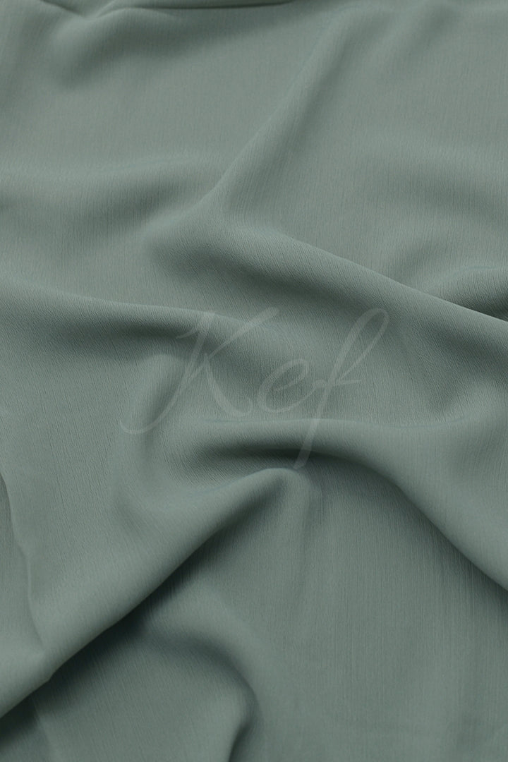 Textured Chiffon - Aqua