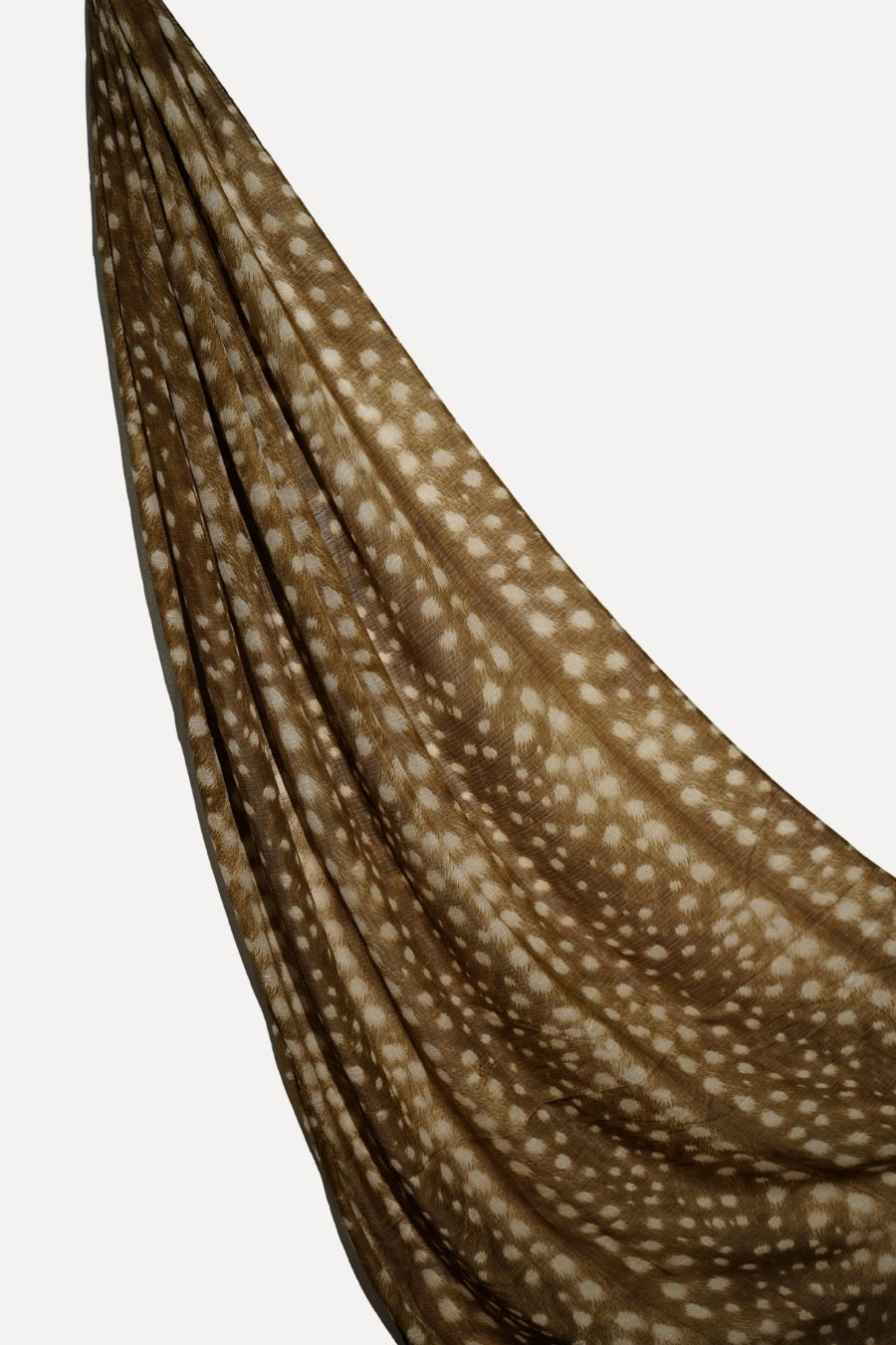 Deer Printed Lawn - Artichoke green