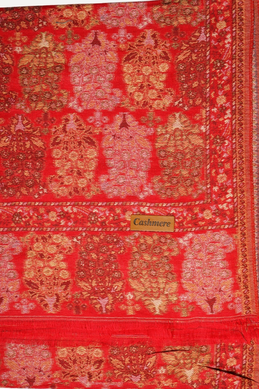 Printed Cashmere Echo Hijab - Autum Rust