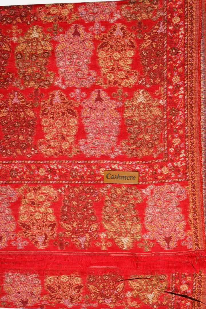 Printed Cashmere Echo Hijab - Autum Rust