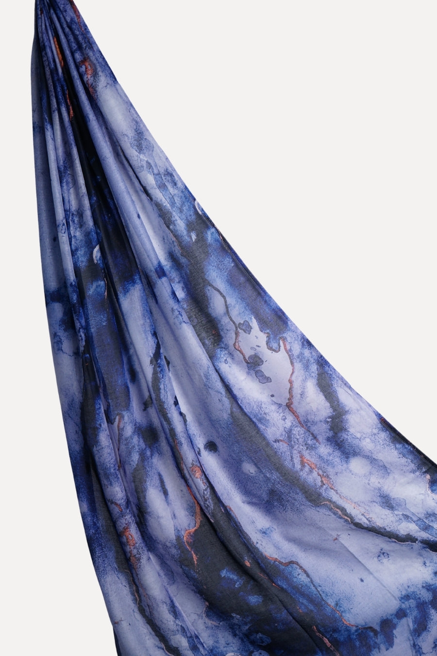 Printed Viscose Modal Hijab - Azure Flow