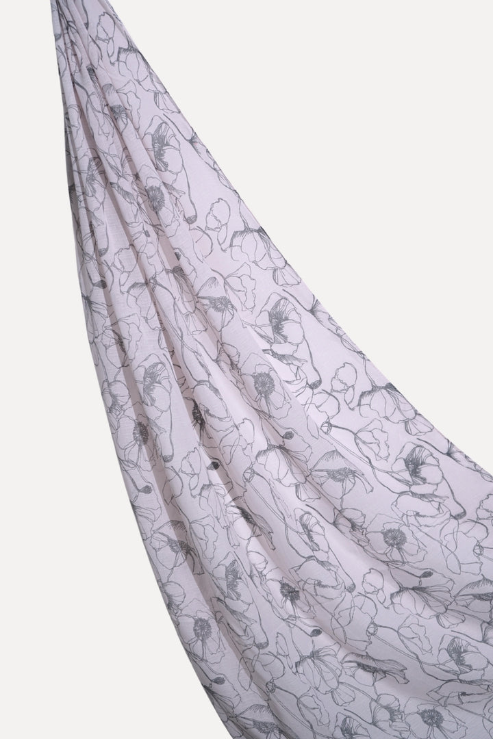 Noir Printed Lawn - Baby Pink