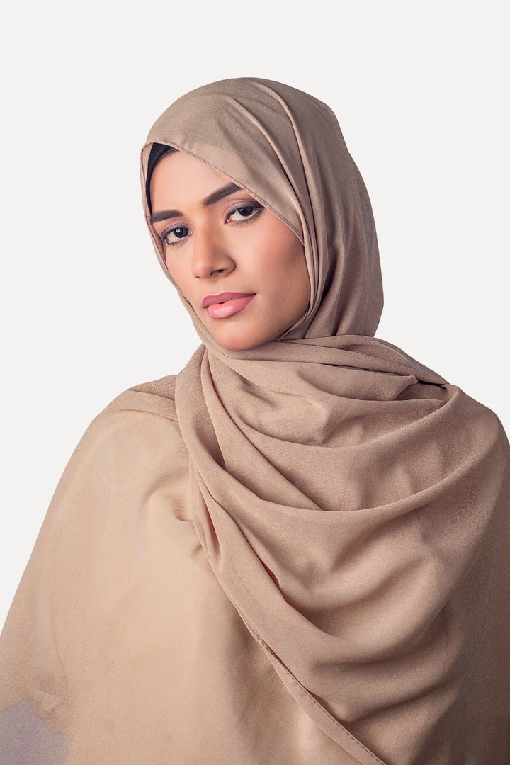 Georgette Hijab - Beige