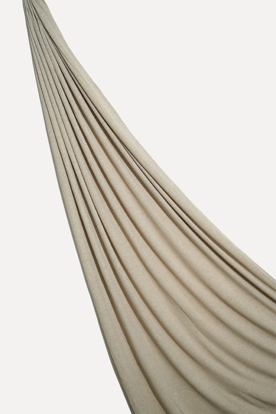 Textured Rib Jersey Hijab - Beige