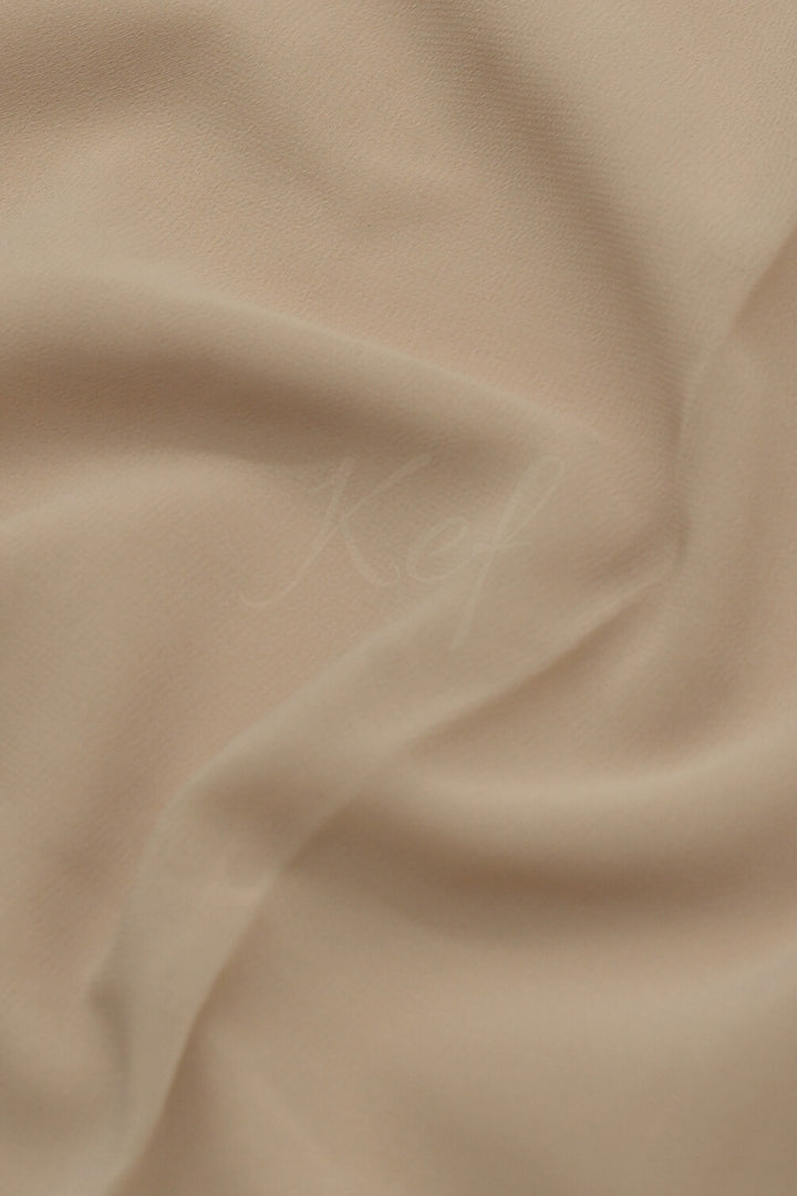 Georgette Hijab - Beige