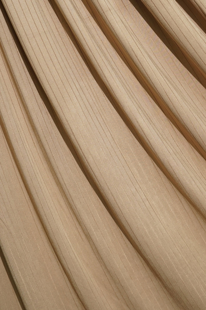 Linear Rib Jersey - Beige