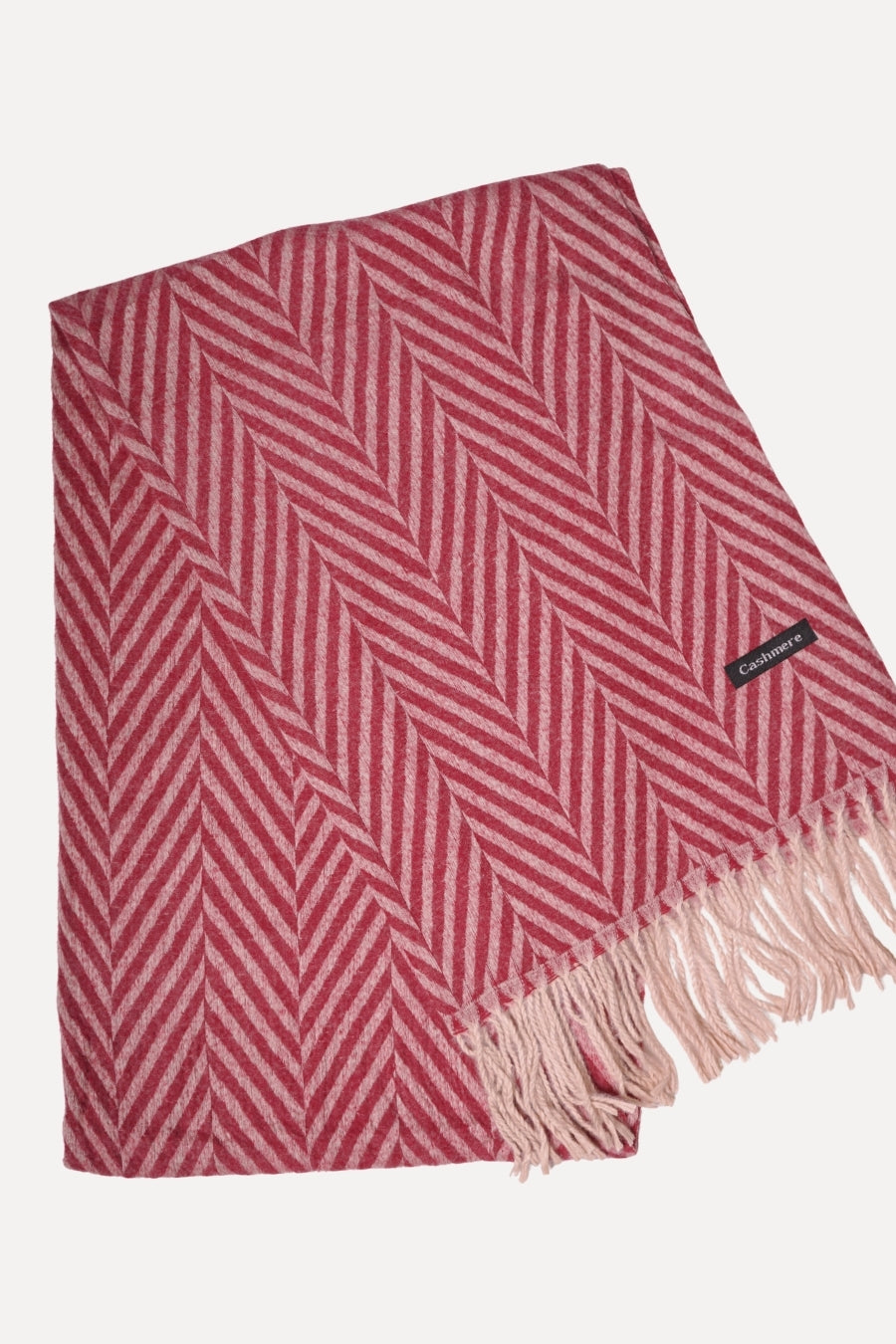 Patterned Cashmere - Berry Cream