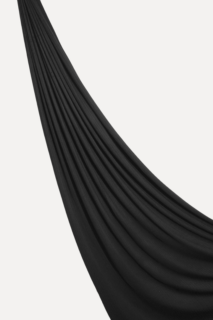 Linear Rib Jersey - Black