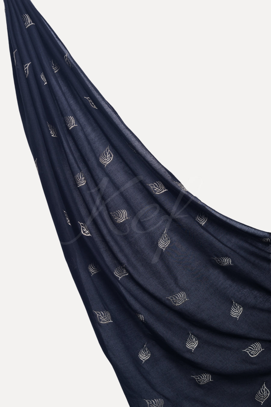 Ovate Lawn Hijab - Black